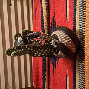 Steve Madden black leather belt Medium